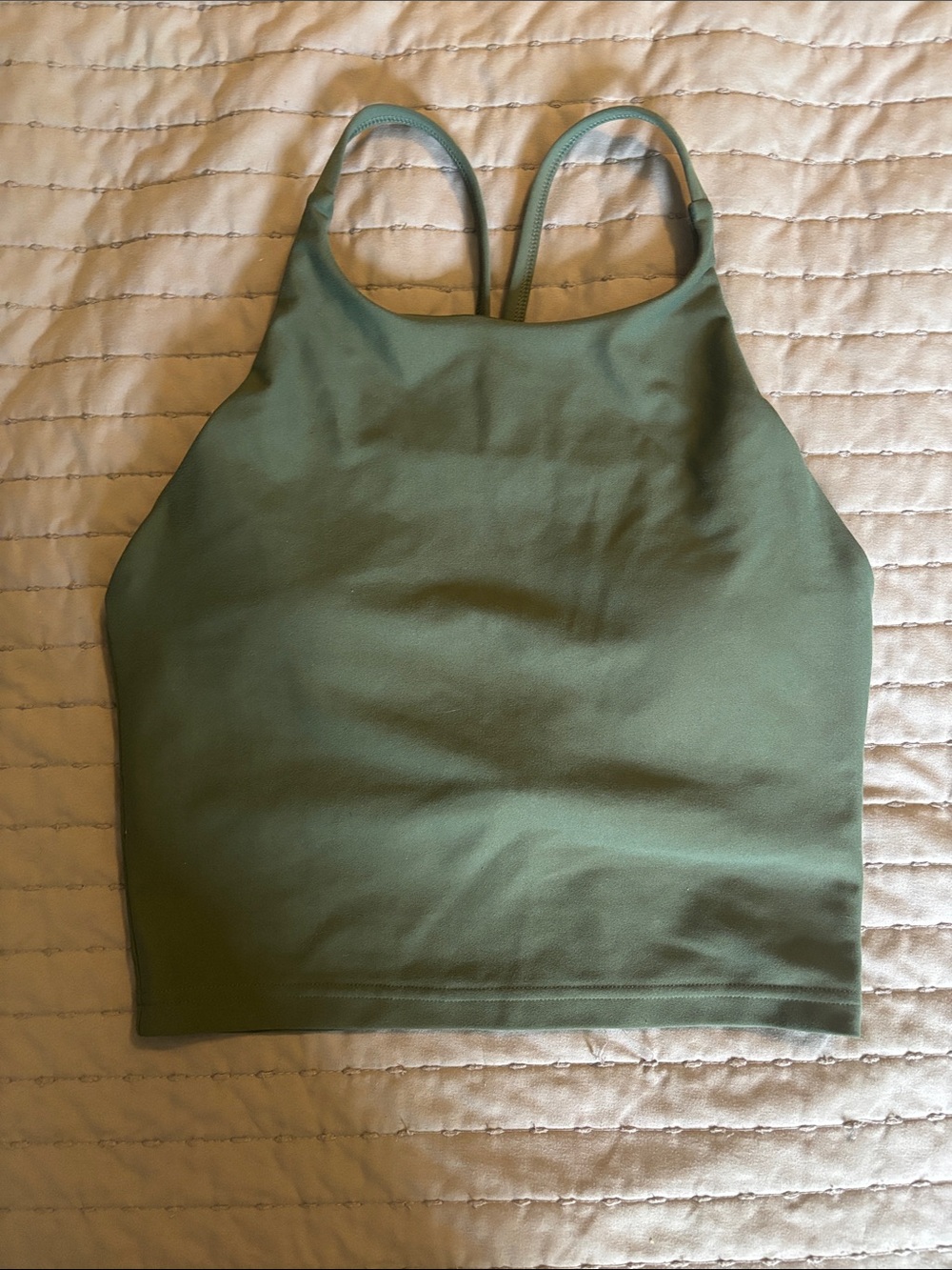 Old Navy Olive High-Neck Crop Cami